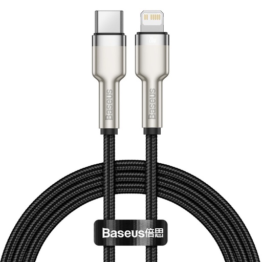 [025080] USB-C kabel za Lightning Baseus Cafule, PD, 20W, 1m (crni)