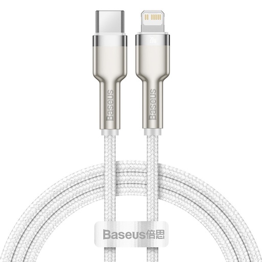 [025081] USB-C kabel za Lightning Baseus Cafule, PD, 20W, 1m (bijeli)