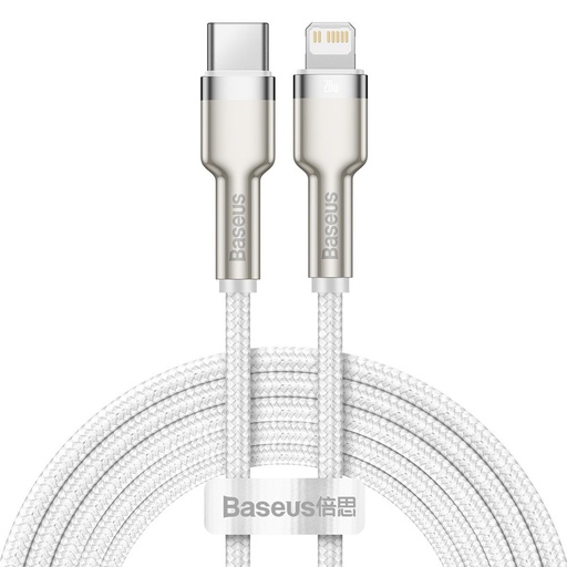 [025083] USB-C kabel za Lightning Baseus Cafule, PD, 20W, 2m (bijeli)