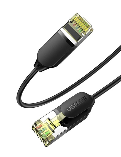 [025633] Mrežni kabel UGREEN NW149, Ethernet RJ45, Cat.7, FTP, 2m (crni) (paket od 5 komada)