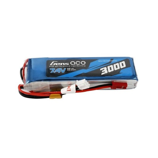 [025751] Baterija Gens Ace 3000mAh 7.4V 1C 2S1P LiPo