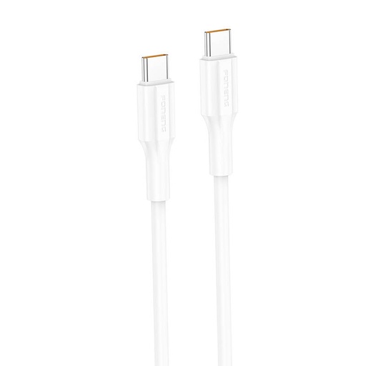 [070074] Foneng XS01 60W USB-C na USB-C kabel, 1m (bijeli)