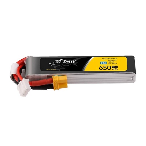 [073563] Akumulator Lipo Tattu 2s 650mAh 95C 7.6V HV z XT30 Long-Pack