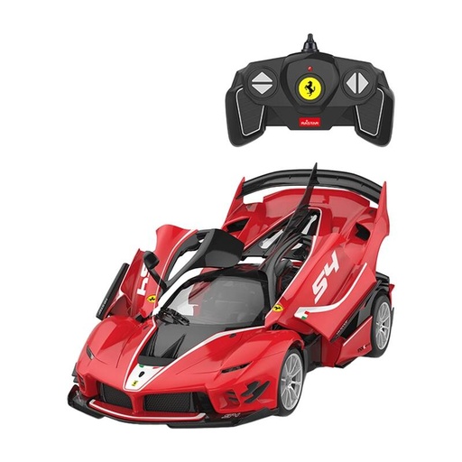 [069912] RASTAR Ferrari 1:18 FXXK RC automobil na daljinsko upravljanje za samostalnu montažu (crveni)