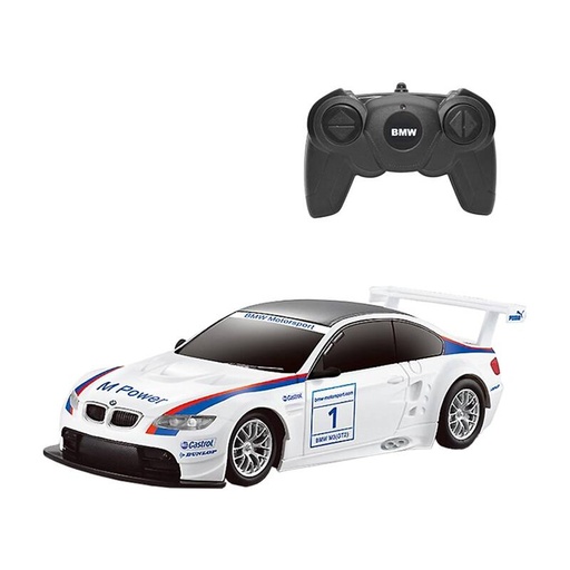 [069887] RASTAR R/C 1:24 BMW M3 RC automobil na daljinsko upravljanje (bijeli)