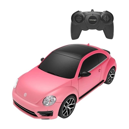 [069894] RASTAR R/C 1:24 Volkswagen Beetle auto na daljinsko upravljanje - promjena boje (roza)