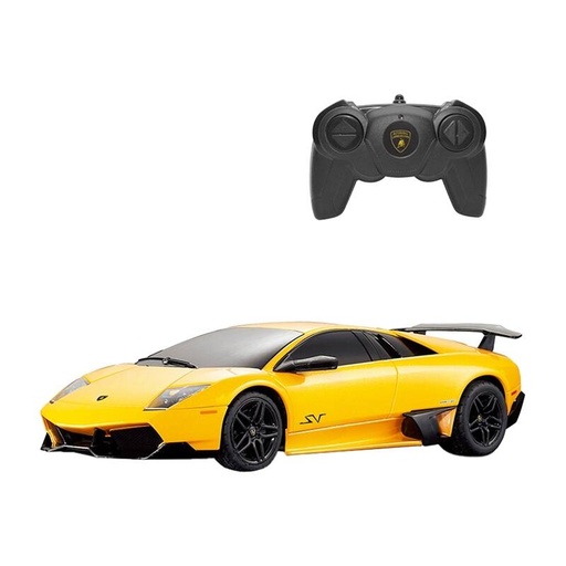 [069886] RASTAR Lamborghini R/C 1:24 Murcielago LP670-4 auto na daljinsko upravljanje (žuto)