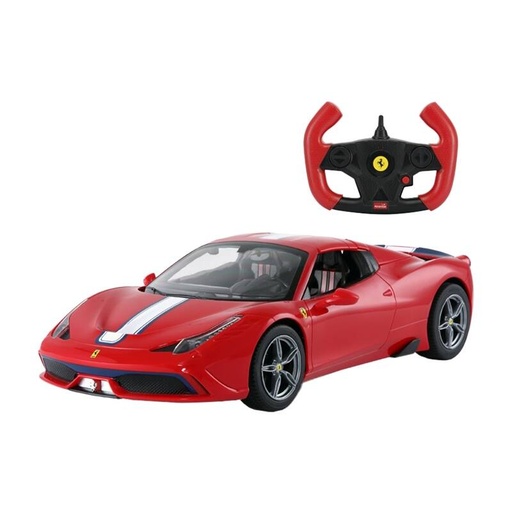 [069916] RASTAR R/C 1:14 Ferrari 458 Speciale A Convertible Version rečenični automobil (crveni)