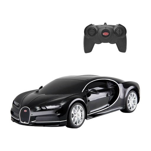 [069891] Auto na daljinsko upravljanje RASTAR R/C 1:24 Bugatti Chiron (crni)
