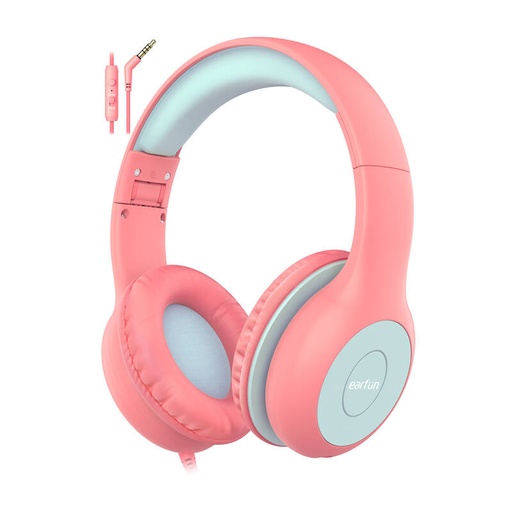 [070696] EarFun Kids K1 In-Ear slušalice (ljubičasto-ružičaste)