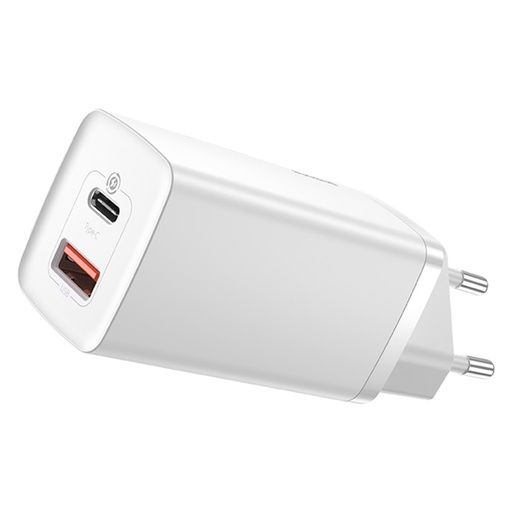 [026518] Brzi putni punjač Baseus GaN2 Lite USB+C 65W EU (bijeli)