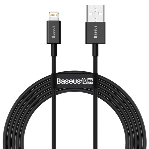 [026621] Baseus Superior Series kabel USB na iP 2.4A 2m (crni) (paket od 5 komada)