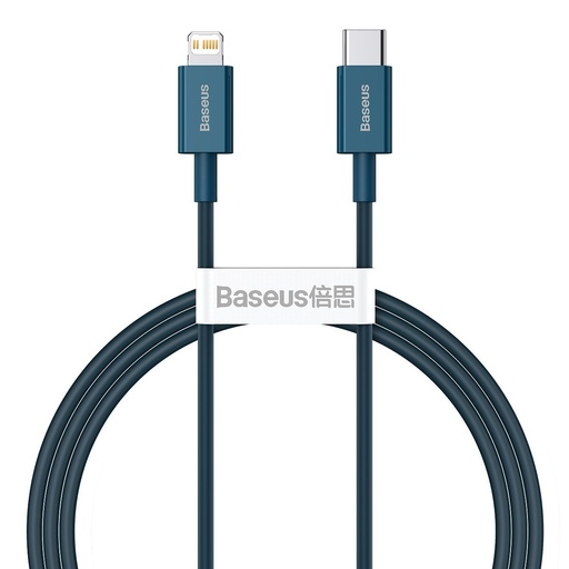 [026614] Baseus Superior Series kabel USB-C na iP, 20W, PD, 1m (plavi) (paket od 5 komada)