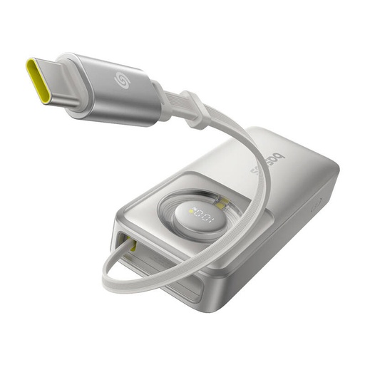 [067593] PowerBank Baseus OS Free2Pull 10000mah 30W +kabel (siva)
