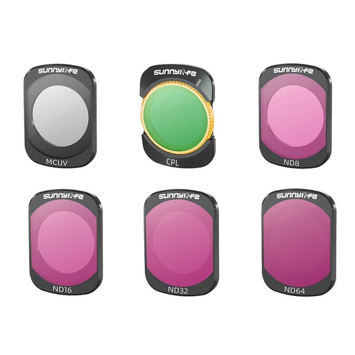 [070347] FILTH MCUV, CPL, ND8, ND16, ND32, ND64 SUNNYLIFE DO DJI OSMO PAPC 3