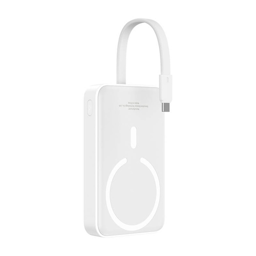 [072807] Baseus Mini 10000Mah 30W Magnet PowerBank (White) Bayern Edition