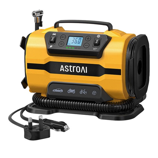 [072719] Astroai ATJ-8366 150 PSI 12V DC/110V AC prijenosni kompresor kotača
