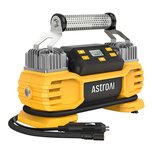 [072720] Dua Astroai Airun T2 160 PSI Kompresor s teškim gumama