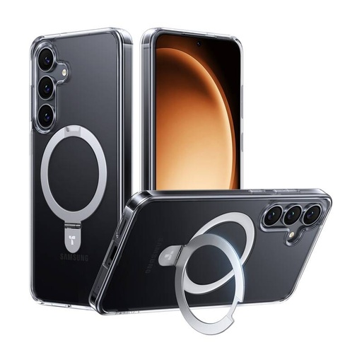 [073719] Torras ostand serijski slučaj telefona za Samsung S25+ (Transparent)