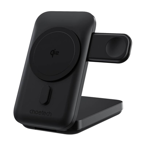 [073170] 3in1 Mag Charger držač Choetech B750 10000mah Qi2 (crno)
