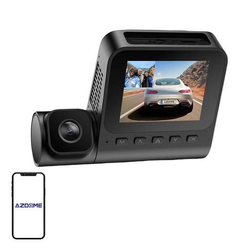 [074723] 1080p prednja kamera i 1080p unutarnja kamera azdome v600-2ch, g-senzor