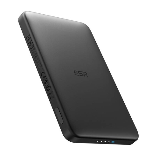 [070227] ESR Qi2 Magslim 5000 Mah magnetska moć (crni)