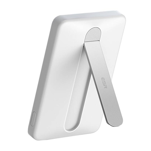 [070232] ESR Qi2 Magslim magnetska snaga 5000 mAh s postoljem (bijelo)