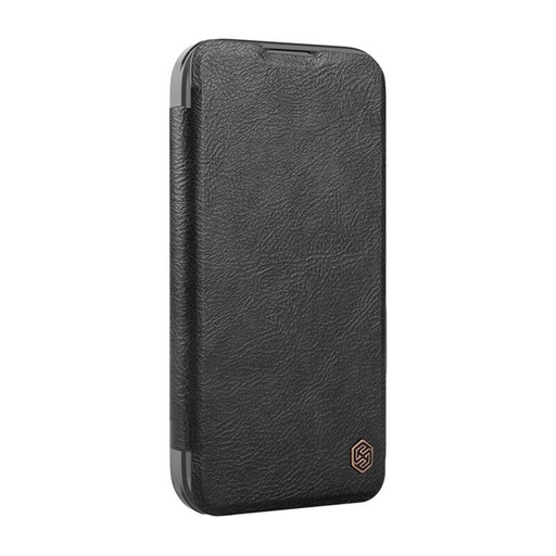 [069633] Nillkin Qin Prop Leather Iphone 16 (crna)