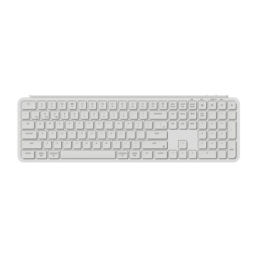 [075644] Ultra Slim Keychron B6 Pro 2.4G bežična tipkovnica (bijela) [B6P-K8].