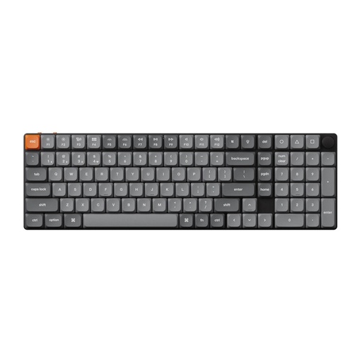 [075650] Keychron K17 Max RGB Brown Switch bežična tipkovnica niskog profila (crna) [K17M-H3].