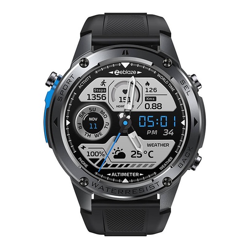 [071656] ZEBLAZE STRATOS 2 Ultra Smartwatch (Black)