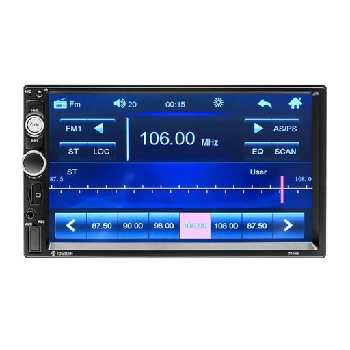 [075202] Podofo Monitor automobila K0126 Ogledalo Link, BT, USB 7 "