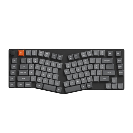 [075649] Keychron K15 Max LED crveni prekidač bežična tipkovnica niskog profila (crna) [K15M-A1].