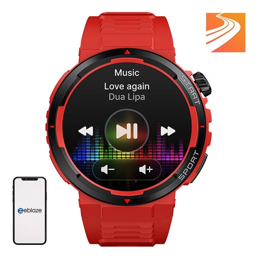 [071662] ZEBLAZE ARES 3 PLUS SMARTWATCH (CRVENI)