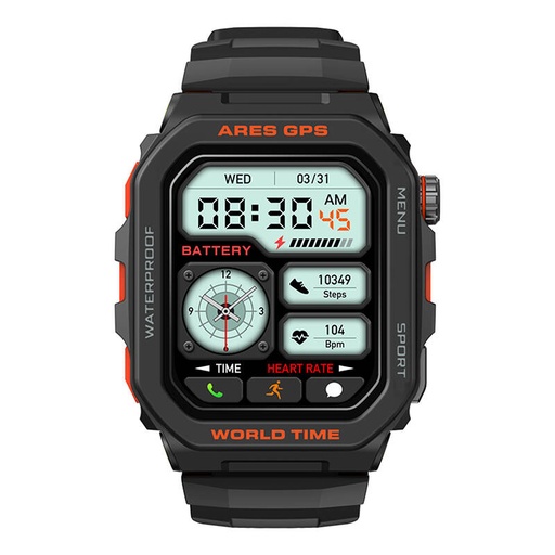 [071661] ZEBLAZE ARES GPS SMARTWATCH (Black)