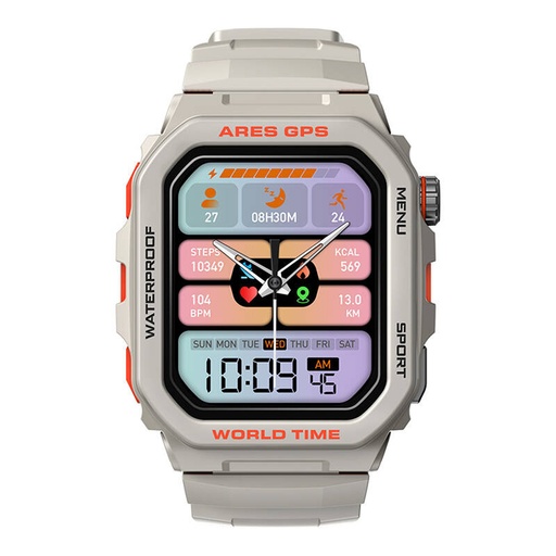 [071660] ZEBLAZE ARES GPS SMARTWATCH (WHITE)
