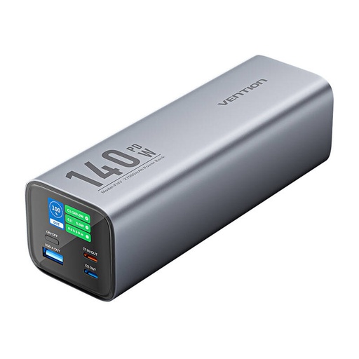 [074156] PowerBank Vence LED zaslon 27000mAh 140W FHVH0 (siva)