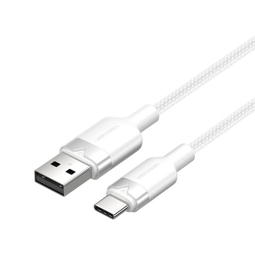 [074160] USB 2.0 A do USB-C 3A kabelska opcija CTNWF 1M (bijela)
