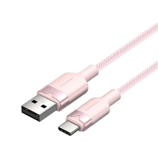[074163] USB 2.0 A do USB-C 3A kabelska opcija CTNPH 2M (ružičasta)