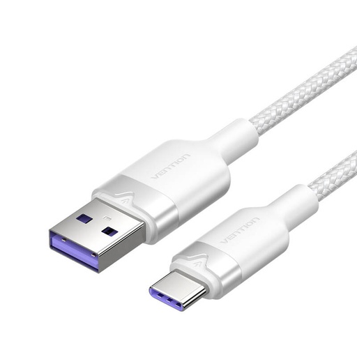 [074166] USB 2.0 A do USB-C 6A VENTION CTOWF 1M kabel (bijeli)