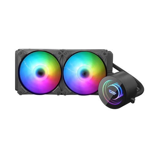 [027508] PC vodeno hlađenje AiO Darkflash DX240 RGB 2x 120x120 (crno)