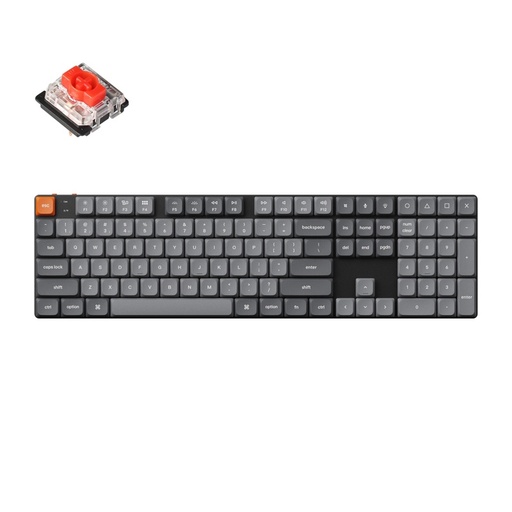 [075889] Keychron K5 Max RGB Red Switch bežična tipkovnica niskog profila (crna) [K5M-H1].