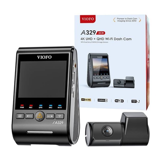 [074761] Viofo A329 2CH 4K 60FPS + 2K WIFI, GPS