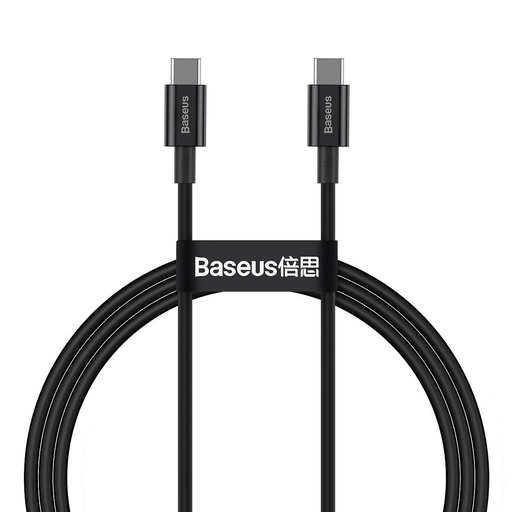 [027723] Baseus Superior Series kabel USB-C na USB-C, 100 W, 1 m (crni)