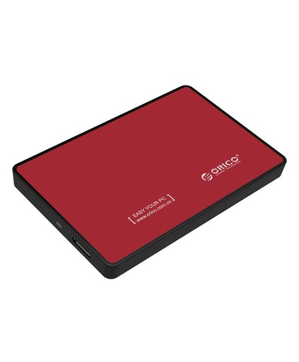 [028151] Vanjsko kućište tvrdog diska Orico SSD/HDD 2.5" SATA III (crveno)