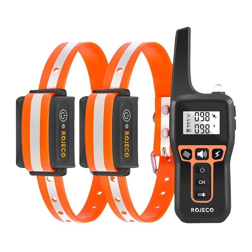 [074229] Rojeco PD5291000M ovratnik za trening psa s 2 ovratnika
