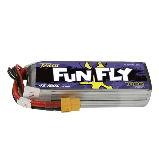 [028018] Baterija Tattu Funfly 1800mAh 14.8V 100C 4S1P XT60