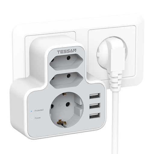 [073303] Tessan Wall Socket TS-327