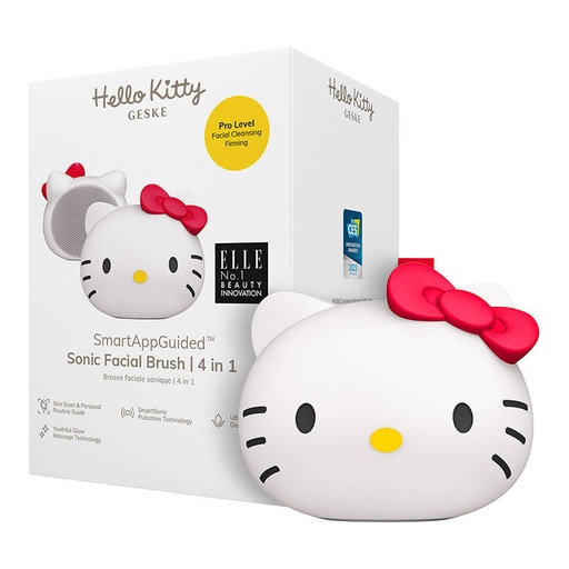 [053407] Čišćenje lica Sonic četkica 4in1 Geske s aplikacijom (Hello Kitty Starlight)