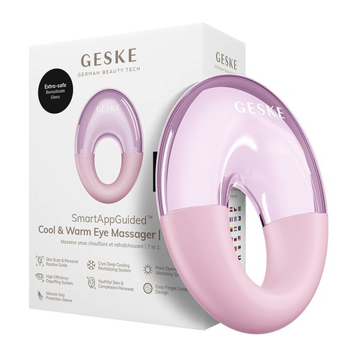 [062485] Geske Cool & Warm Eye Massager 7 u 1 (ružičasto)